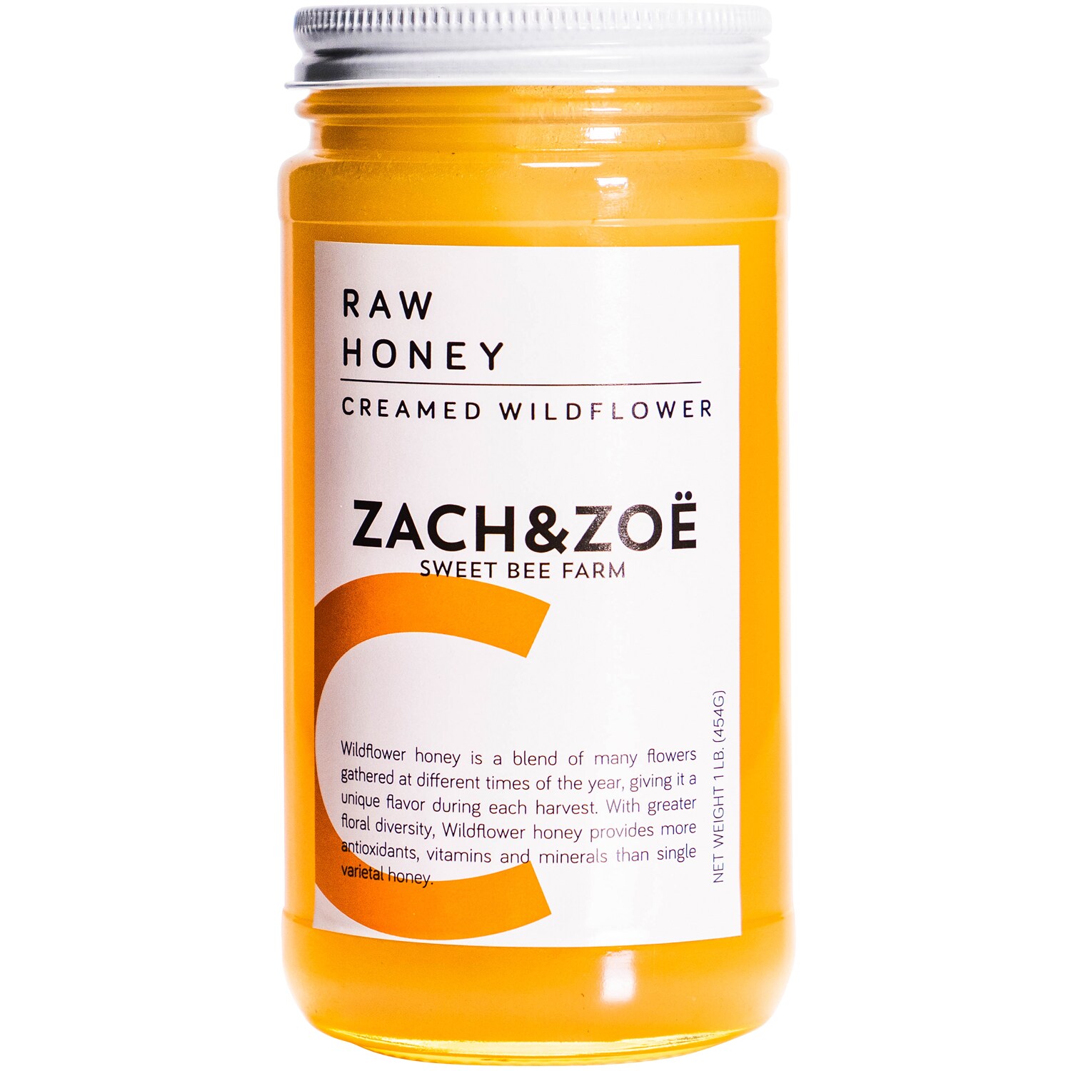 Zach & Zoë Sweet Bee Farm Raw Wildflower Creamed Honey