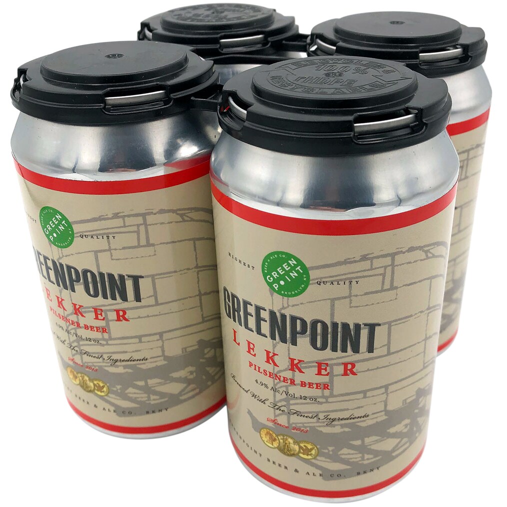 Greenpoint Lekker Pilsener, Cans