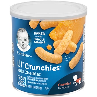 Gerber Lil' Crunchies, Mild Cheddar