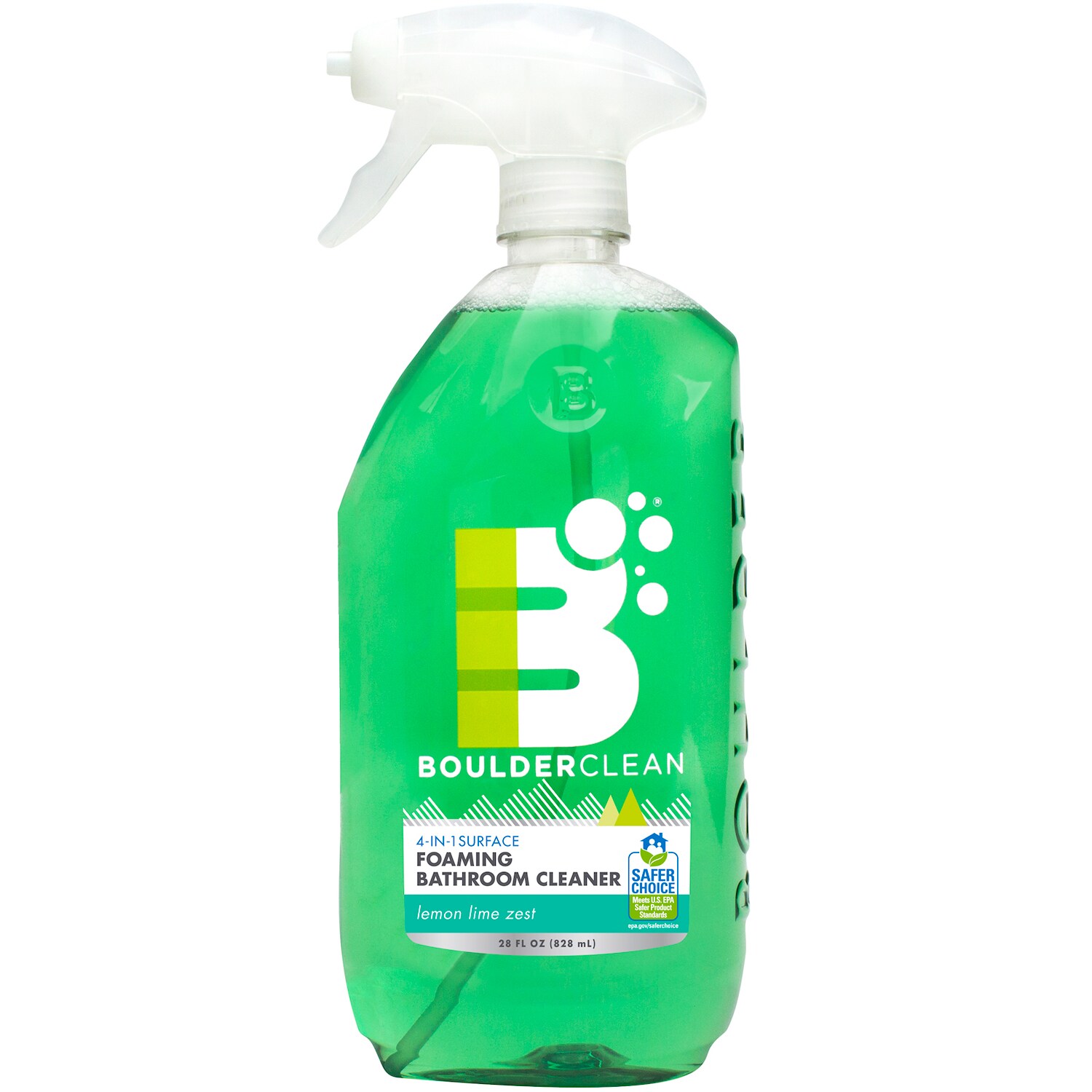 BoulderClean Foaming Bathroom Cleaner, Lemon Lime Zest