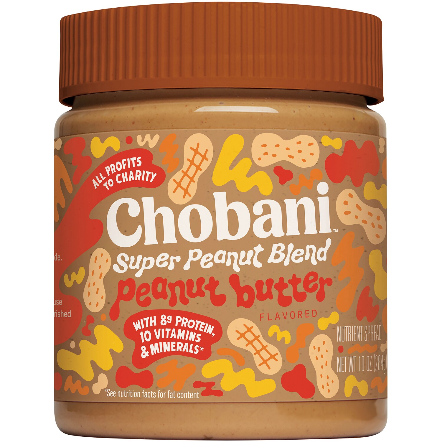 Chobani Super Peanut Butter Blend Spread, Plain