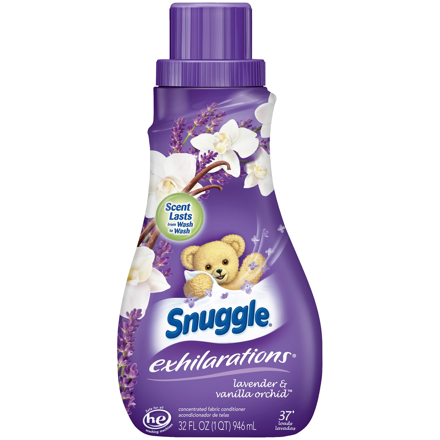 Snuggle Exhilarations Liquid Fabric Softener, Lavender & Vanilla Orchid