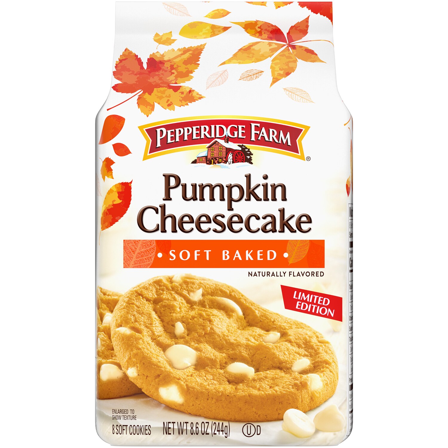 Pepperidge Farm Soft Baked Cookies, Pumpkin Cheesecake