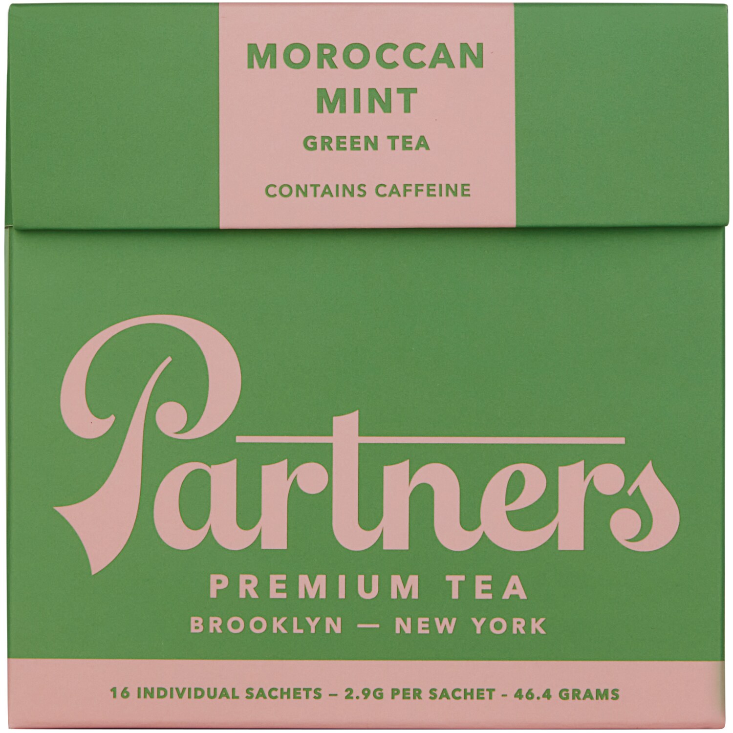 Partners Green Tea, Moroccan Mint