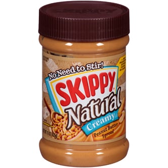 Skippy Natural Creamy Peanut Butter