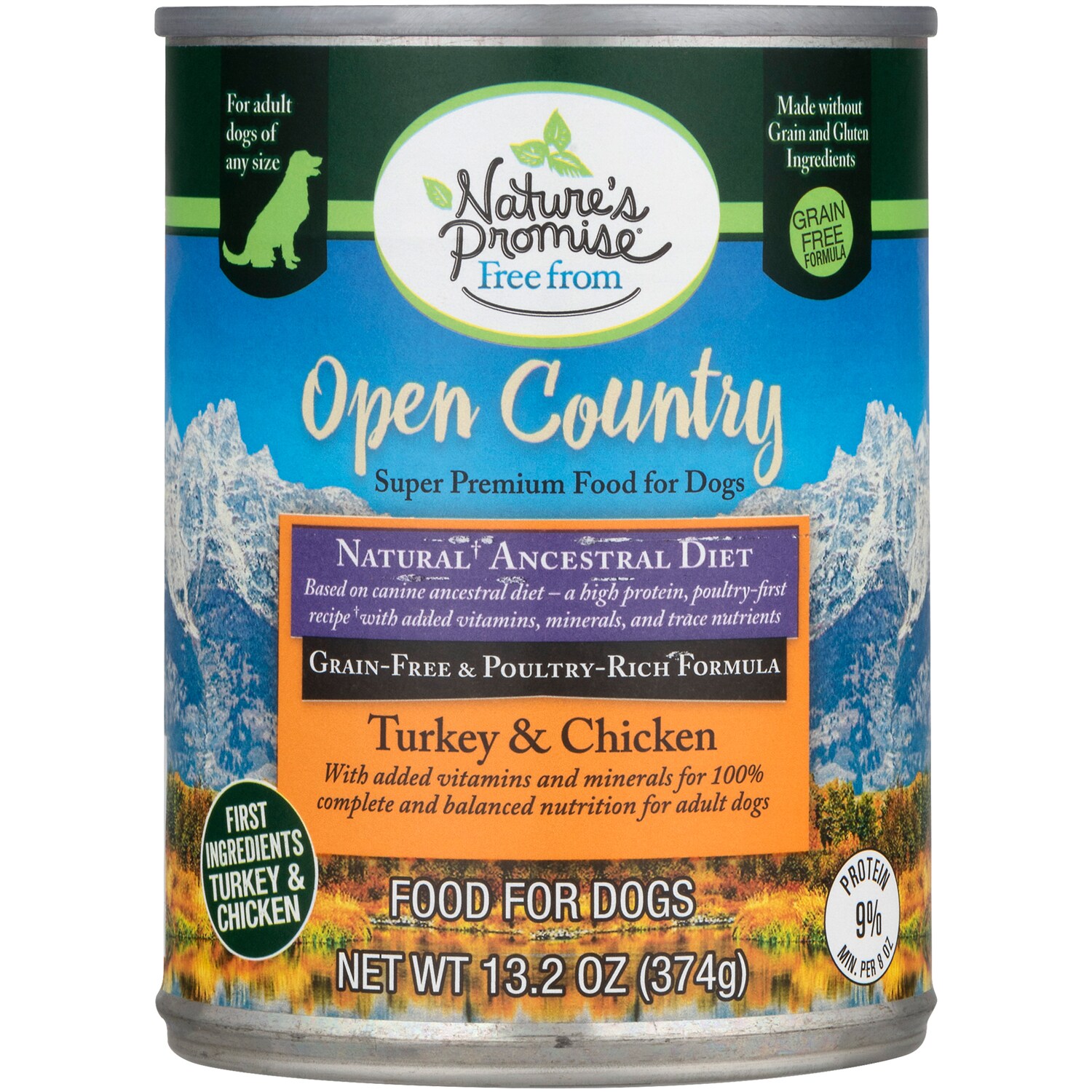 Nature's Promise Grain Free Wet Dog Food, Turkey & Chicken