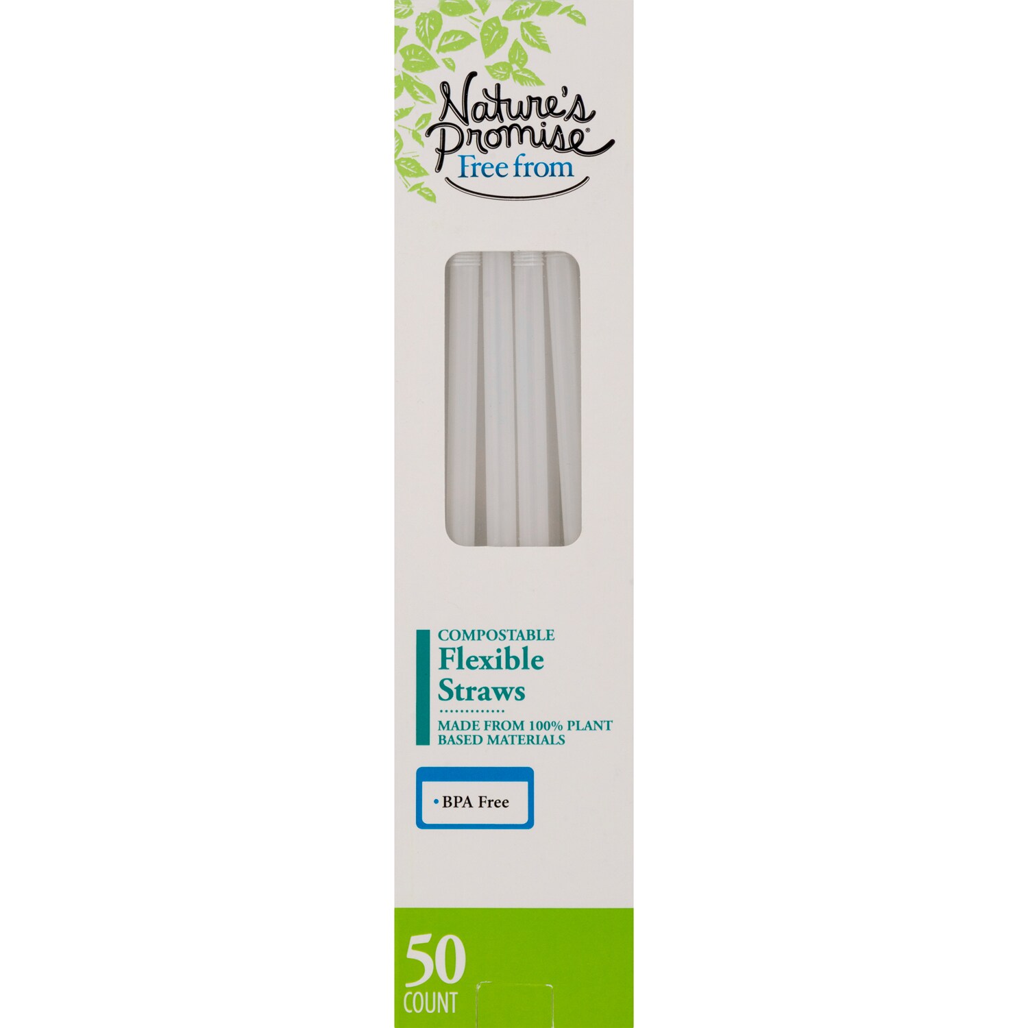 Nature's Promise Compostable Flexible Straws