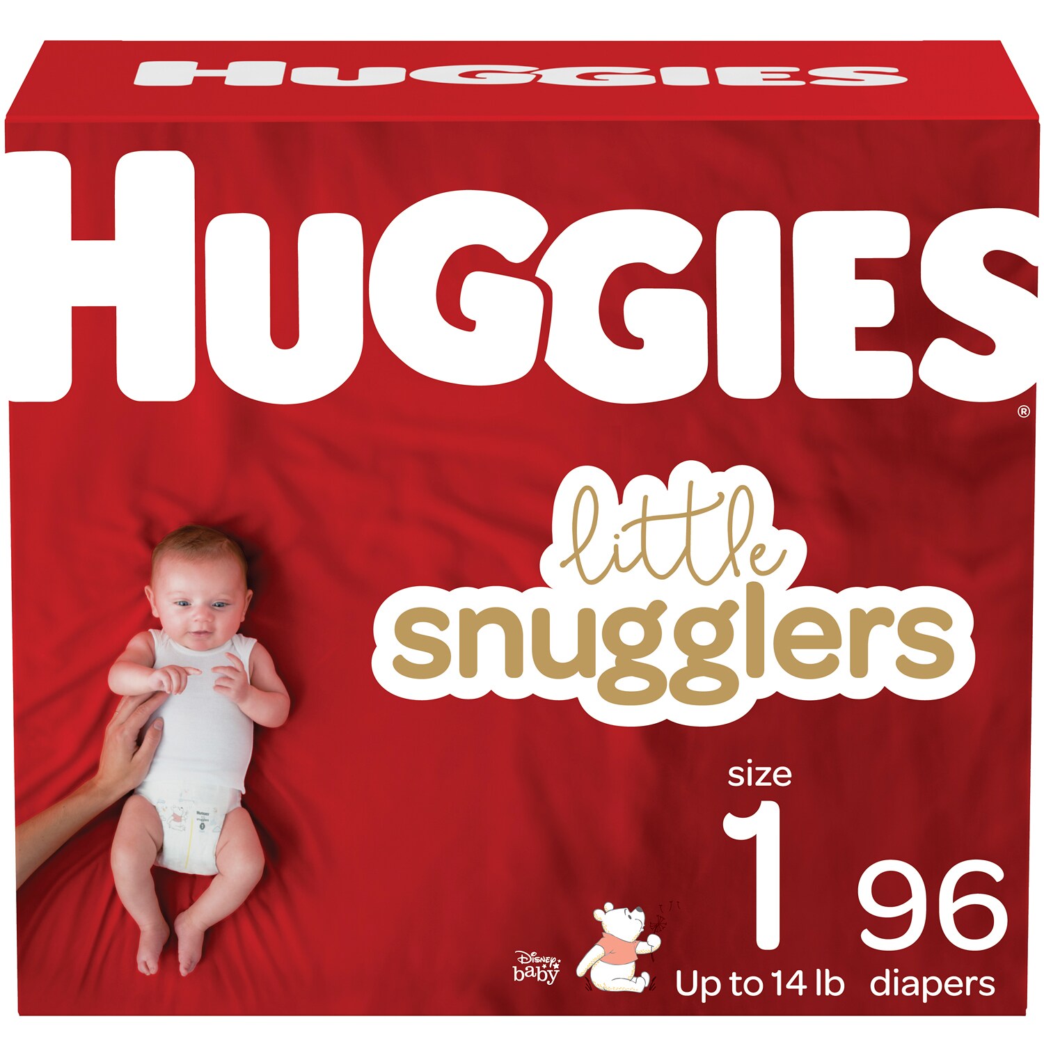 Huggies Little Snugglers Diapers, Size 1, Up to 14lb
