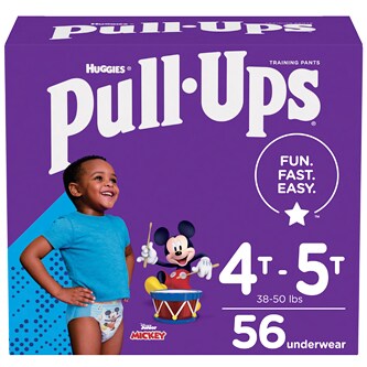 Huggies Pull-Ups Training Pants, Size 4T-5T, Boys