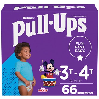 Huggies Pull-Ups Training Pants, Size 3T-4T, Boys