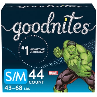 Huggies Goodnites NightTime Underwear, Small/Medium, Boys