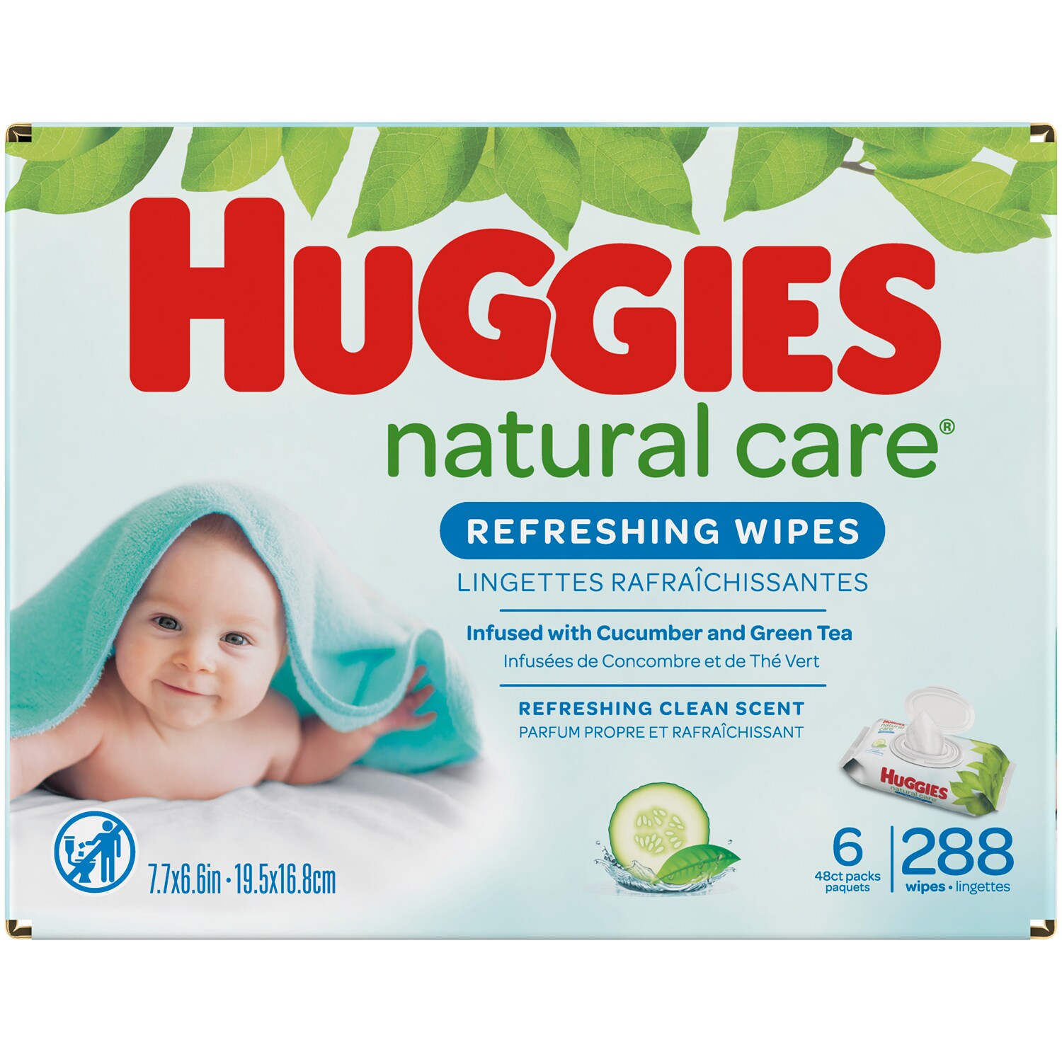 Huggies Natural Care Refreshing Wipes, Clean Scent