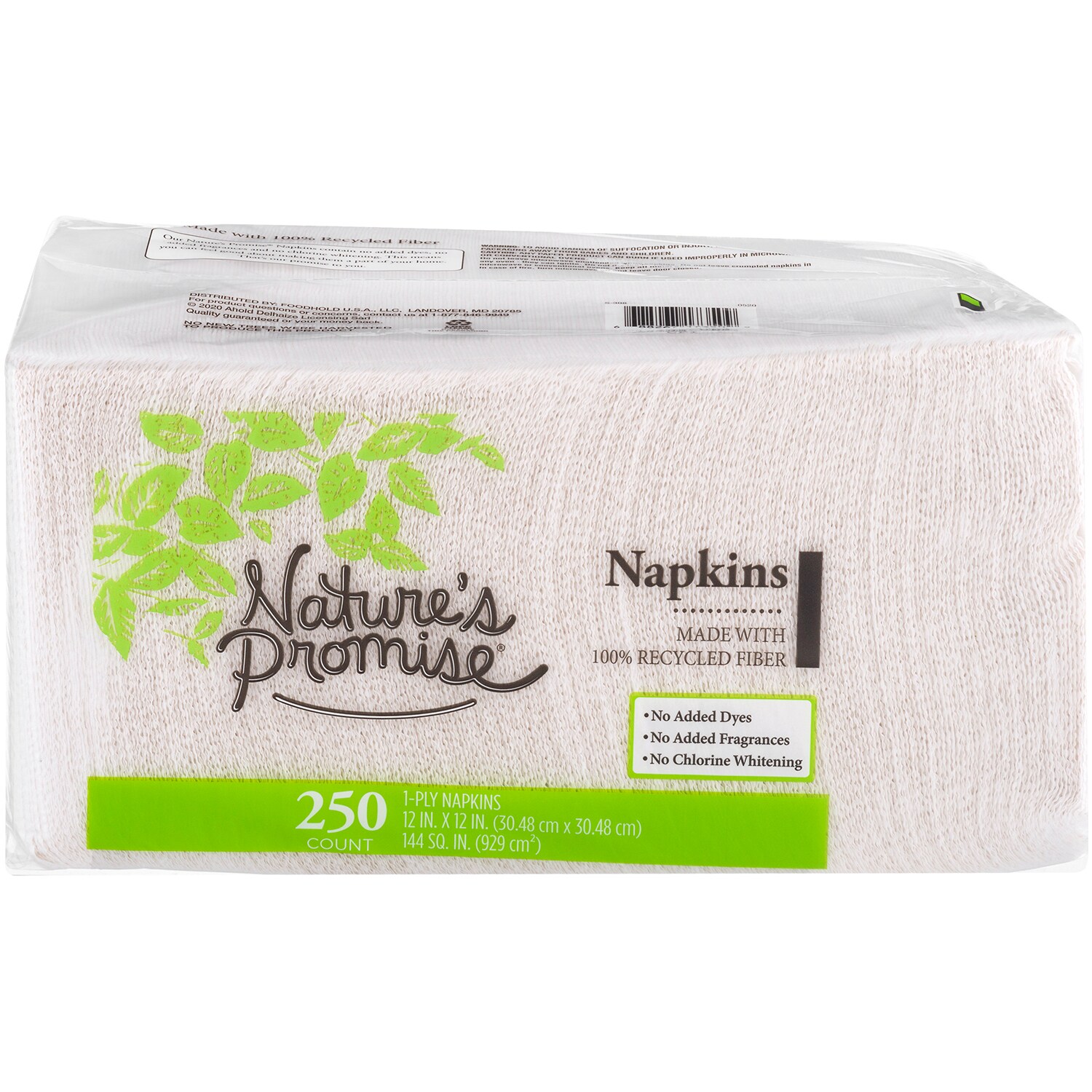 Nature's Promise 1-Ply Napkins