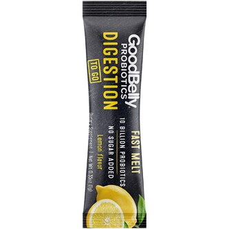 GoodBelly Probiotics Digestion To Go Fast Melts, Lemon, image 2 of 2 slides