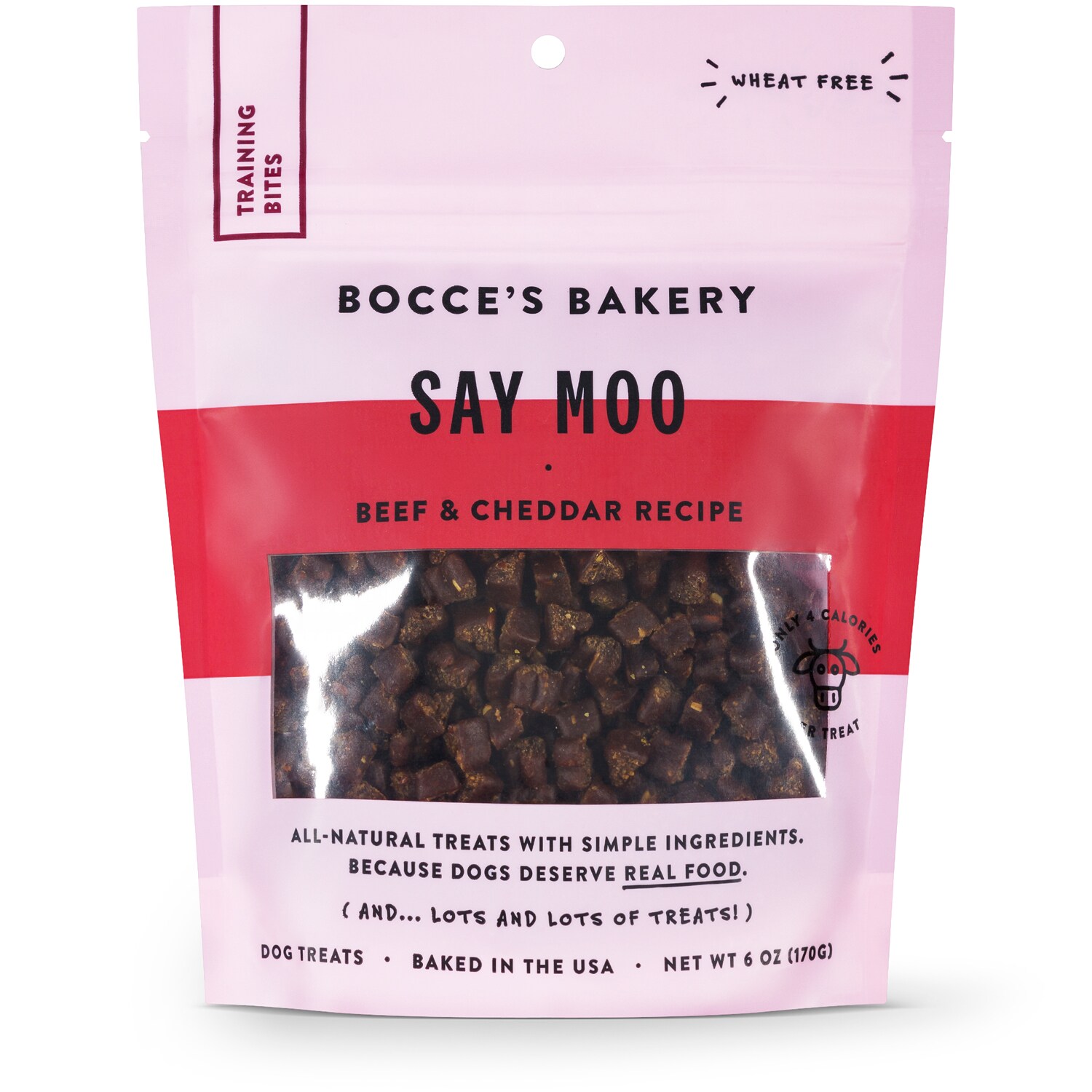 Bocce's Bakery Training Bites, Say Moo, Beef & Cheddar Recipe