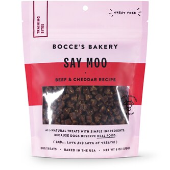 Bocce's Bakery Training Bites, Say Moo, Beef & Cheddar Recipe