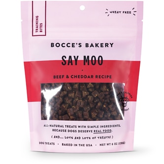 Bocce's Bakery Training Bites, Say Moo, Beef & Cheddar Recipe