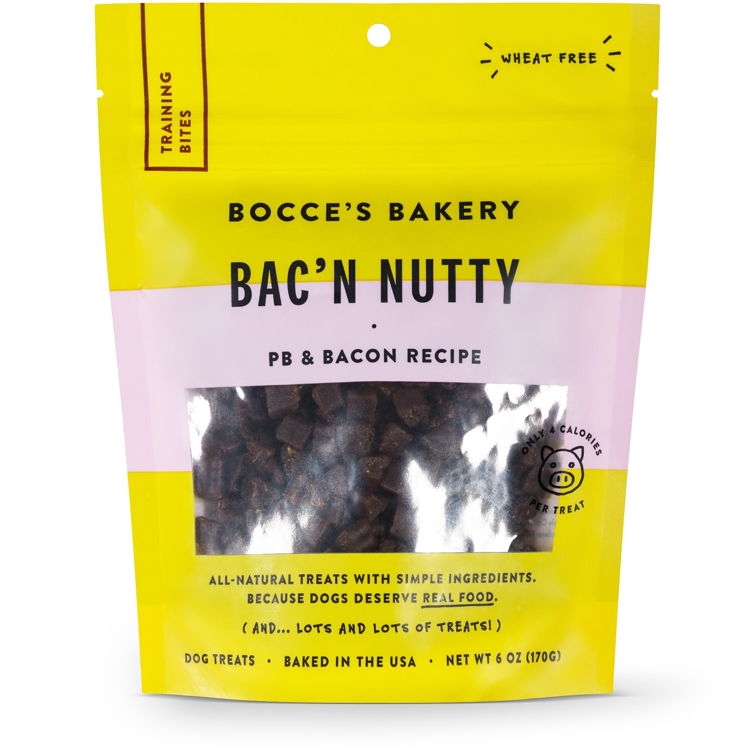 Bocce's Bakery Training Bites, Bac'n Nutty, PB & Bacon Recipe