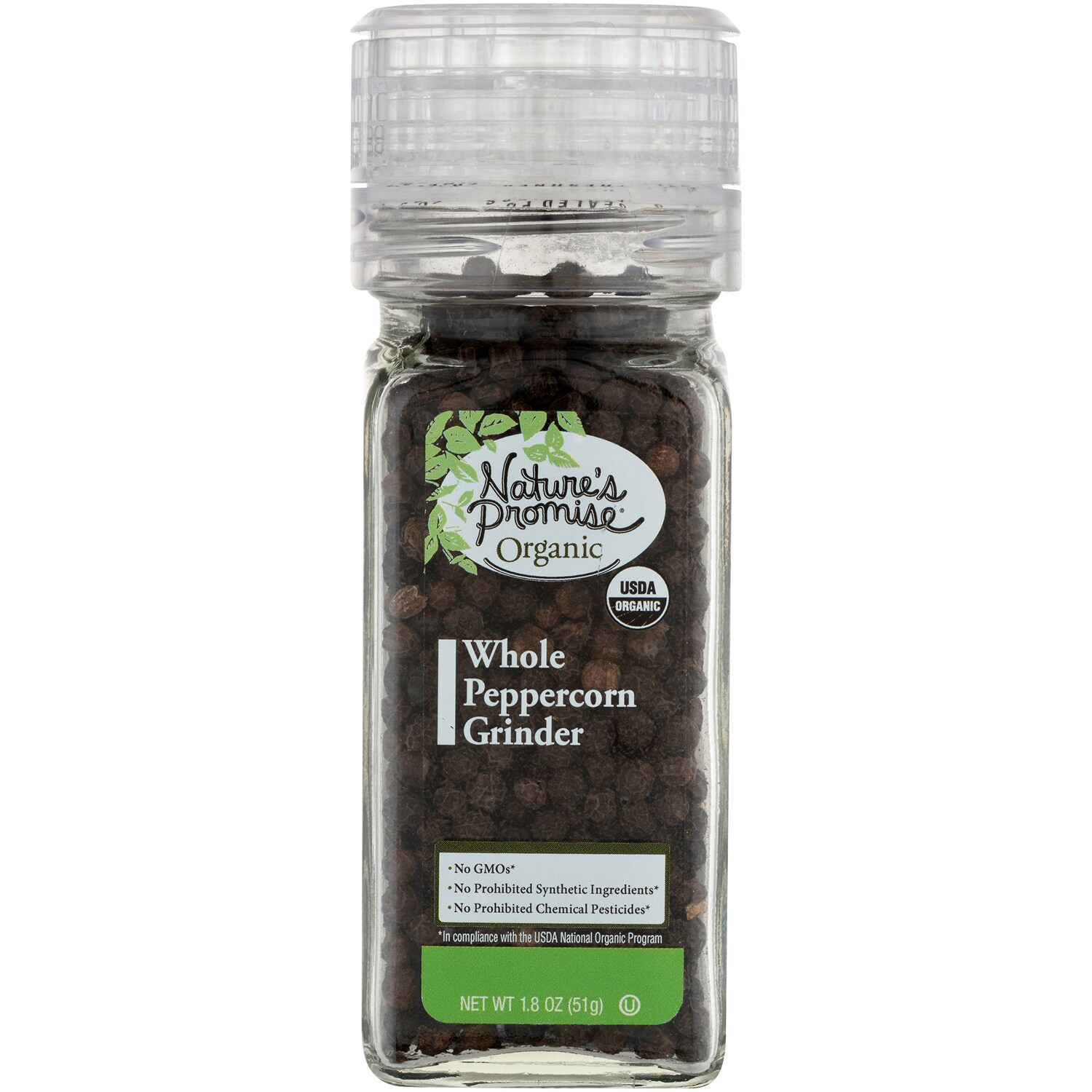 Nature's Promise Organic Whole Peppercorn Grinder