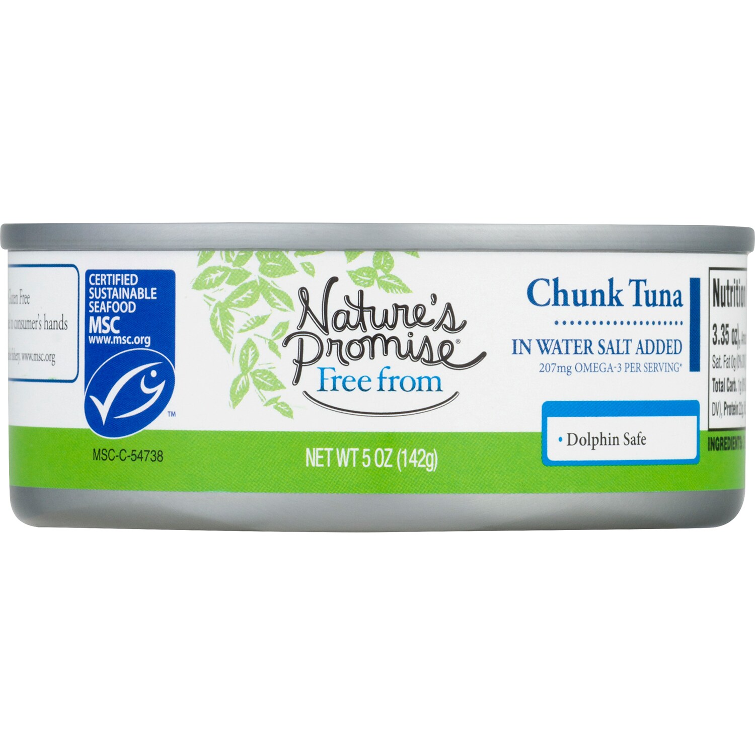 Nature's Promise Chunk Tuna in Water, Salt Added
