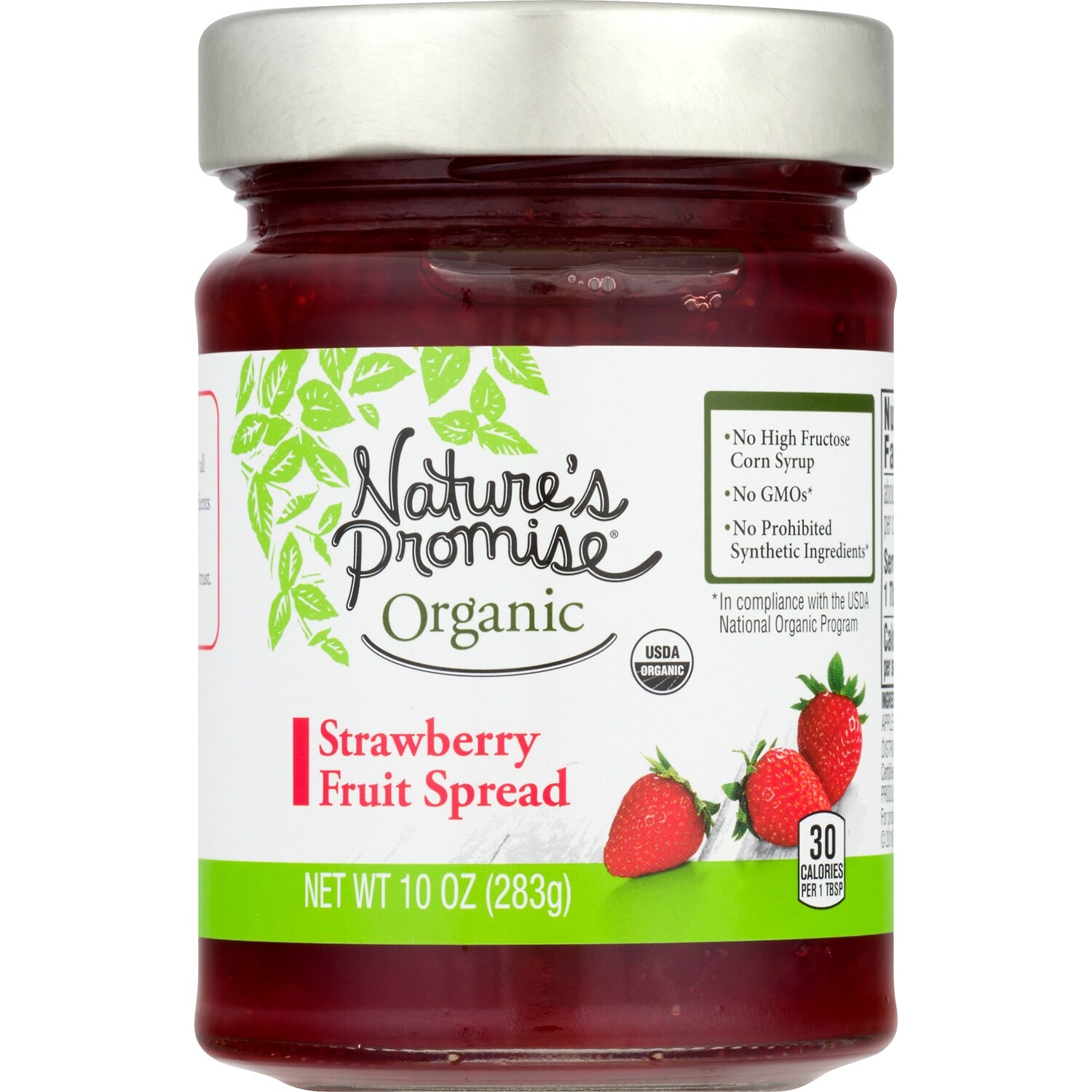 Nature's Promise Organic Fruit Spread, Strawberry