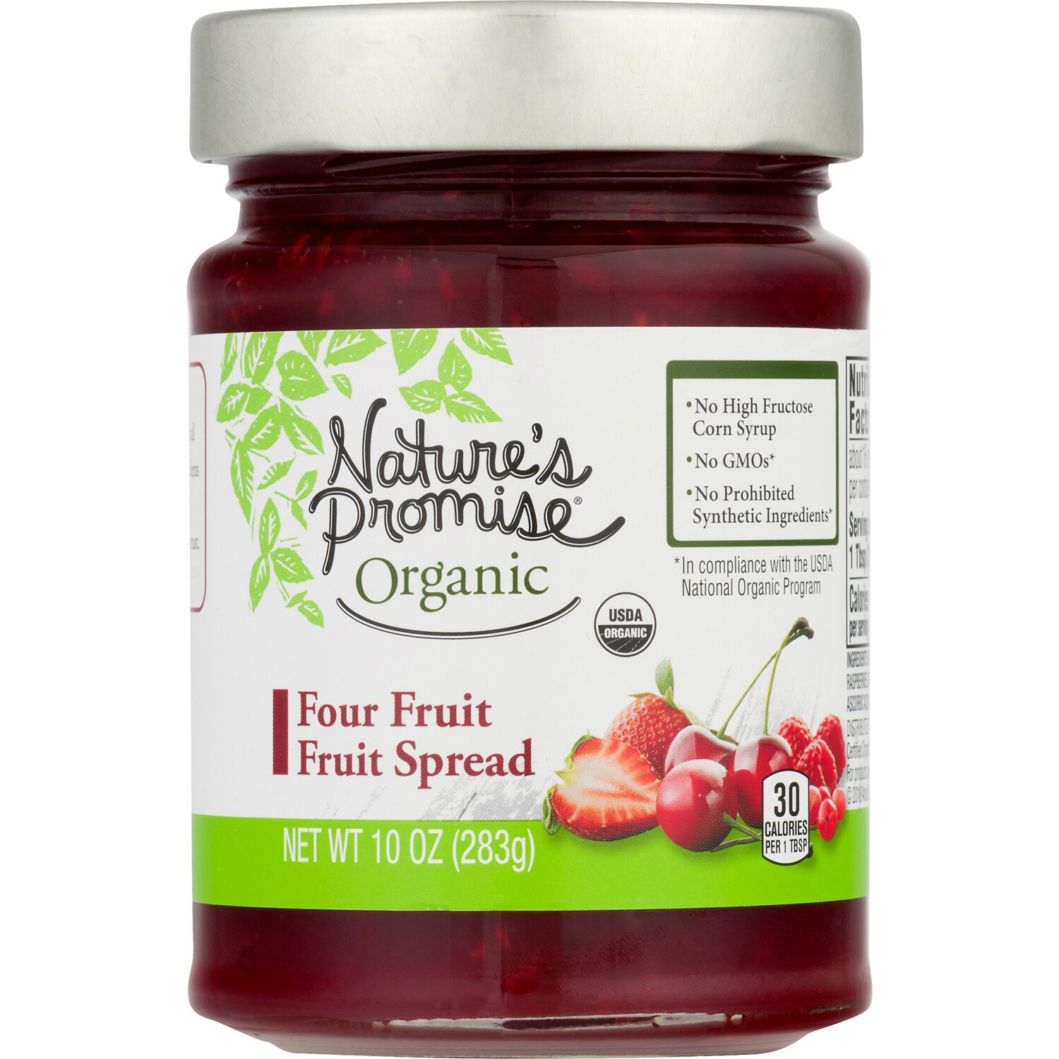 Nature's Promise Organic Fruit Spread, Four Fruit