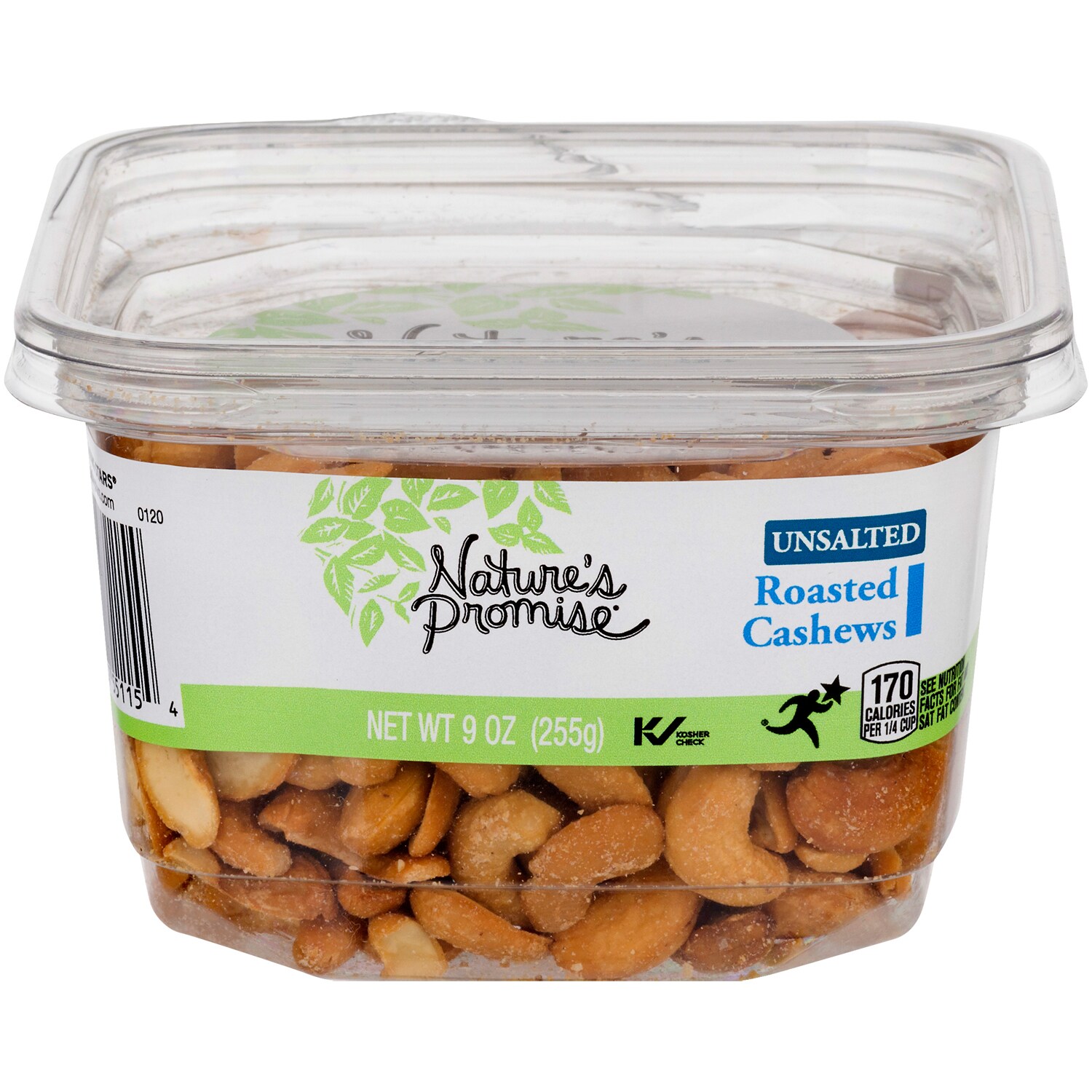 Nature's Promise Roasted Unsalted Cashews