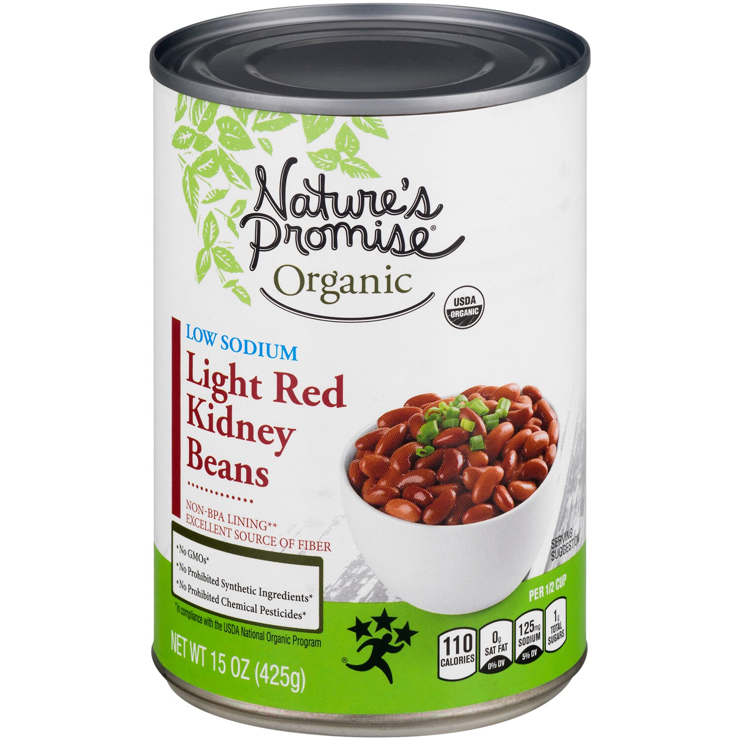 Nature's Promise Organic Low Sodium Light Red Kidney Beans