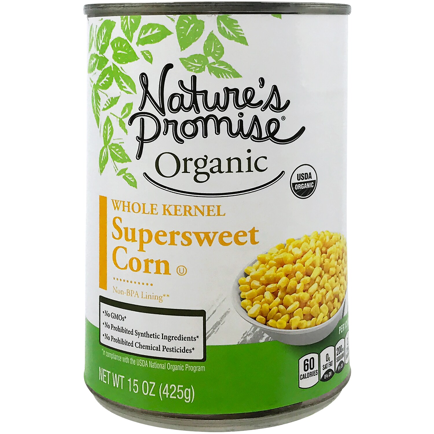 Nature's Promise Organic Whole Kernel Supersweet Corn
