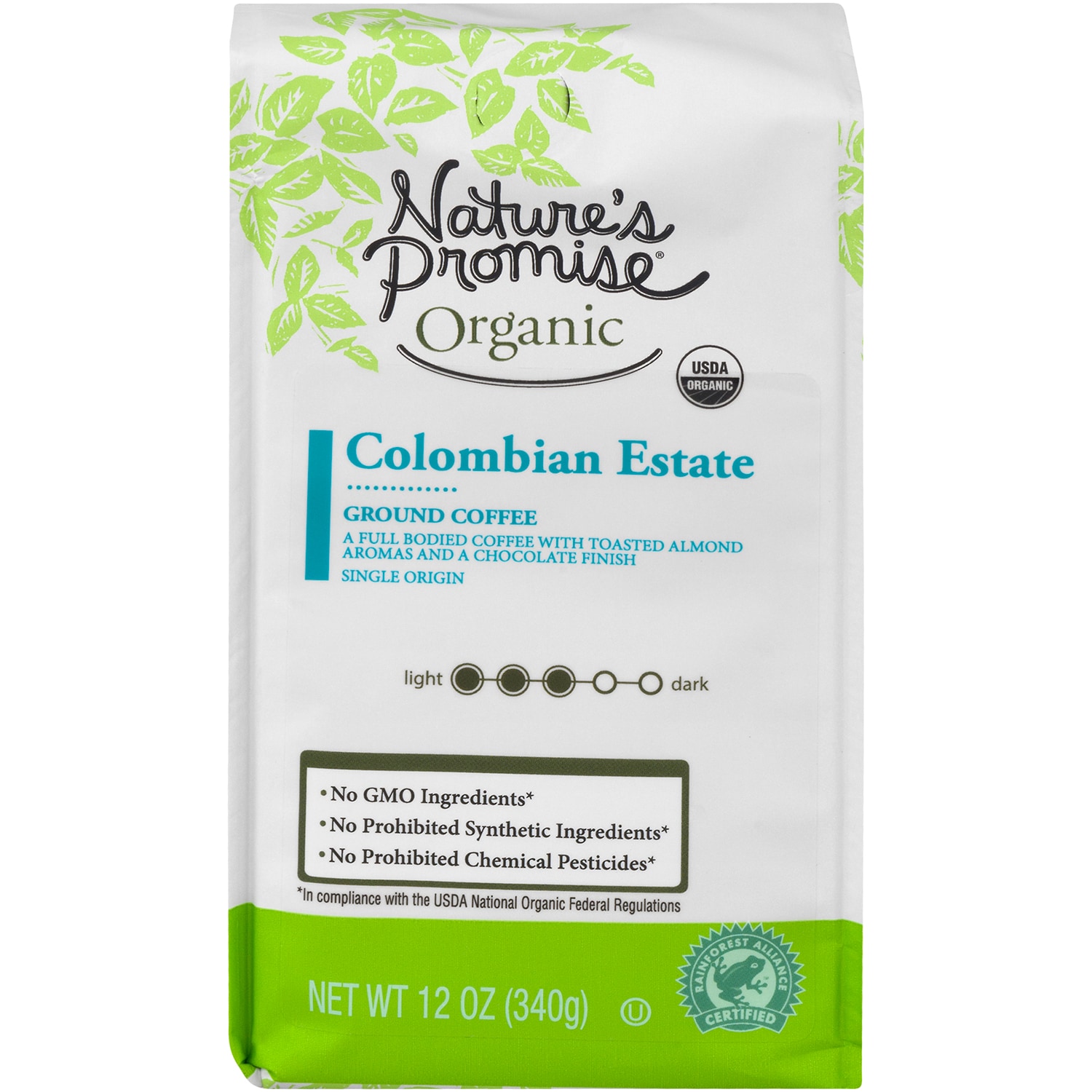 Nature's Promise Organic Ground Coffee, Colombian Estate