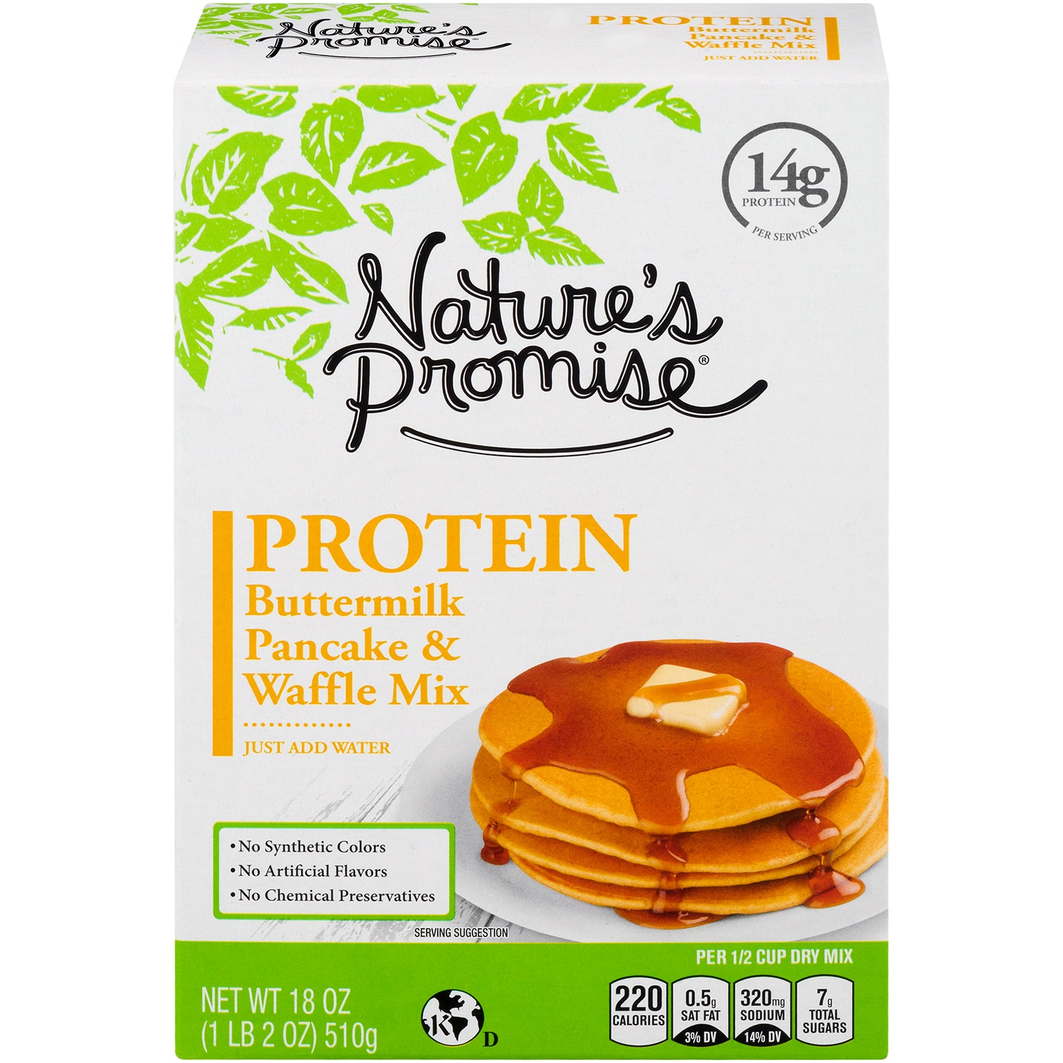 Nature's Promise Protein Buttermilk Pancake & Waffle Mix