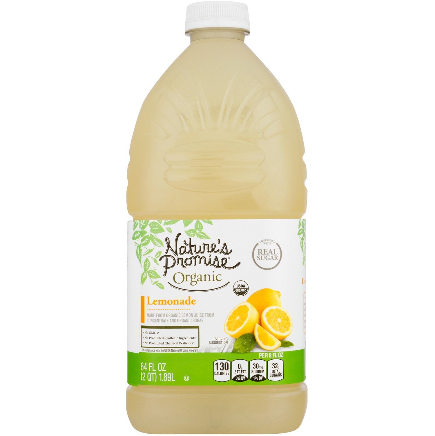 ORGANIC LEMONADE MADE FROM ORGANIC LEMON JUICE AND ORGANIC SUGAR