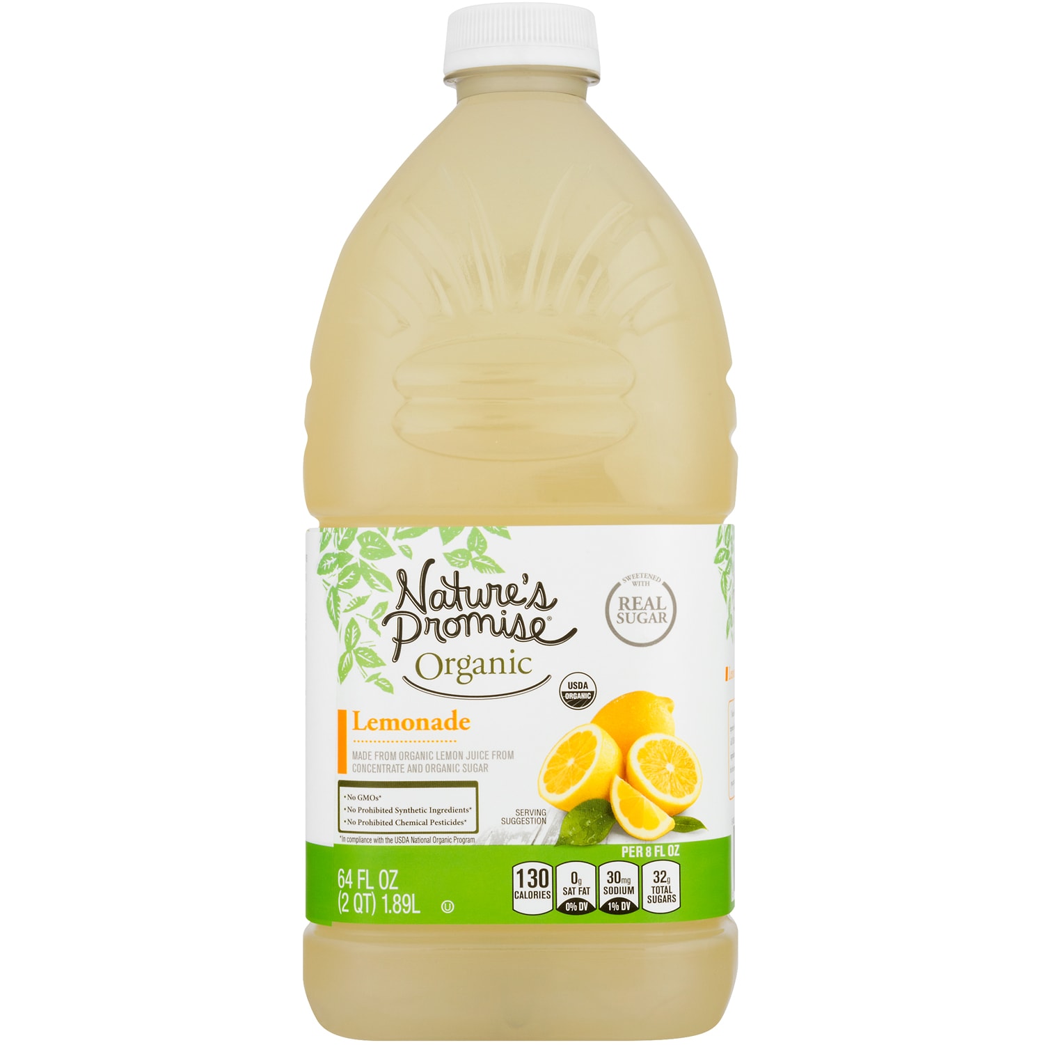 Nature's Promise Organic Lemonade, Plastic Bottle