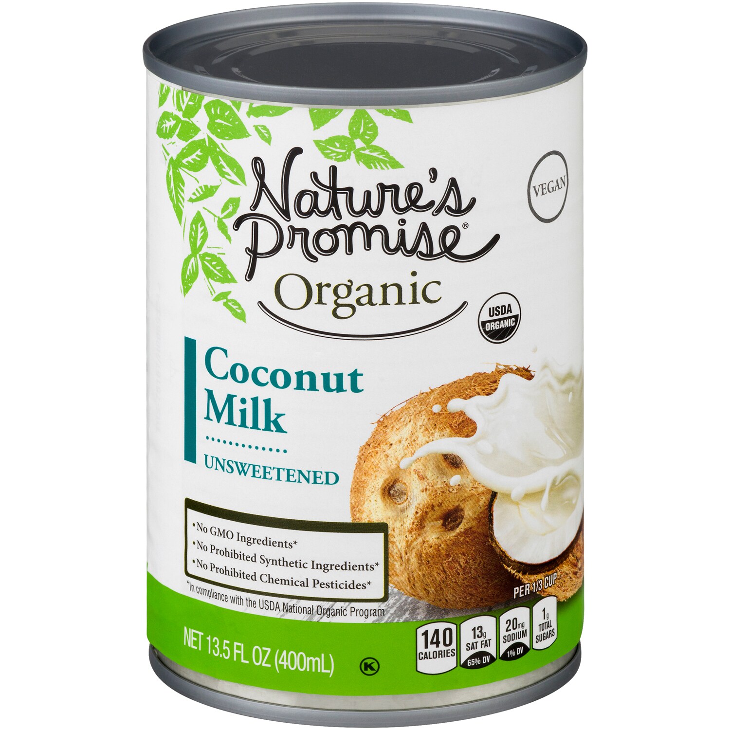 Nature's Promise Organic Coconut Milk, Unsweetened