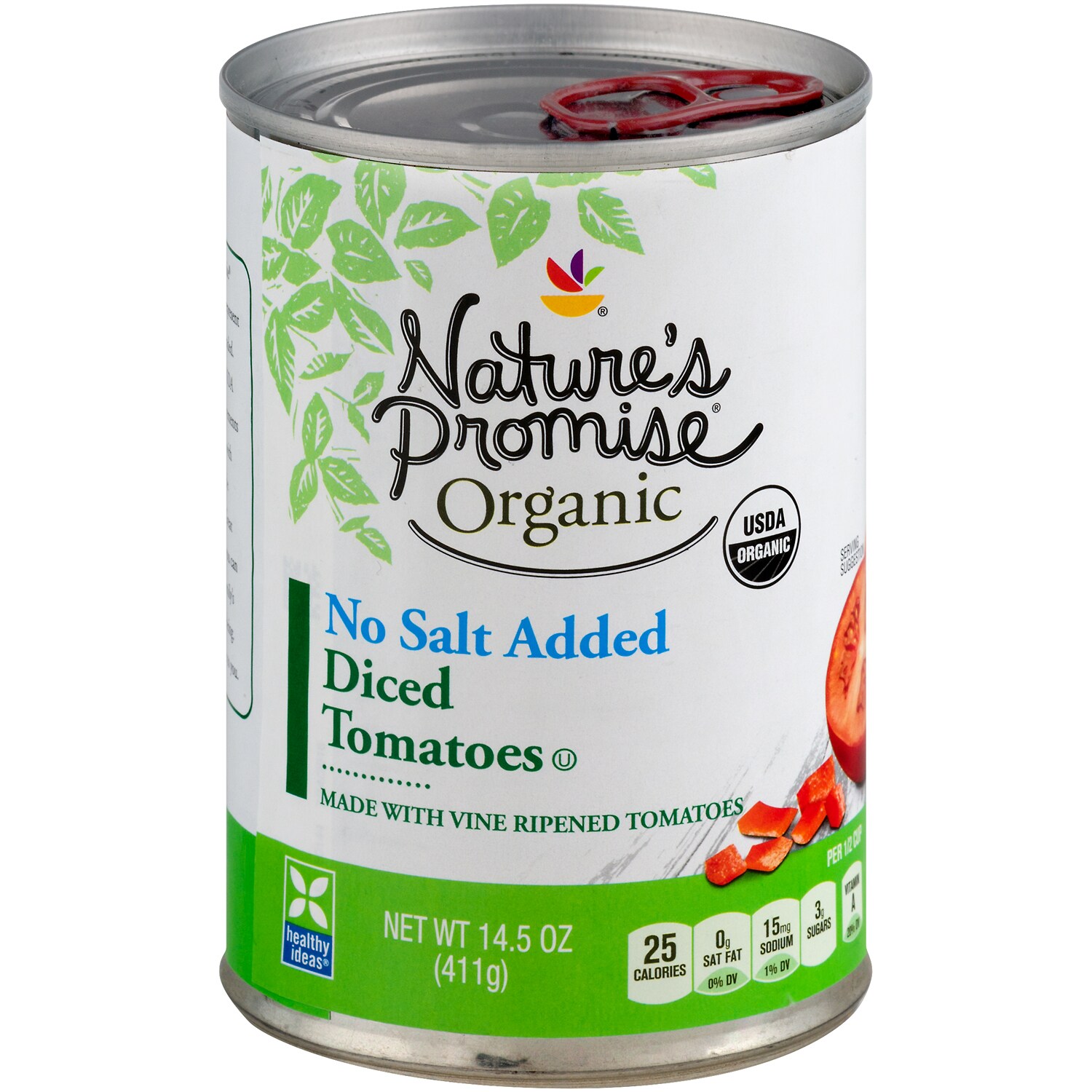 Nature's Promise Organic Diced Tomatoes, No Salt Added