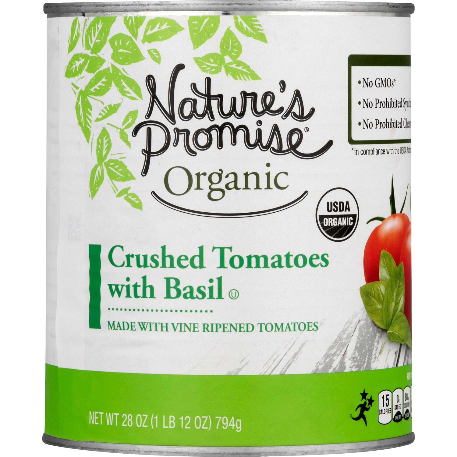 Nature's Promise Organic Crushed Tomatoes with Basil