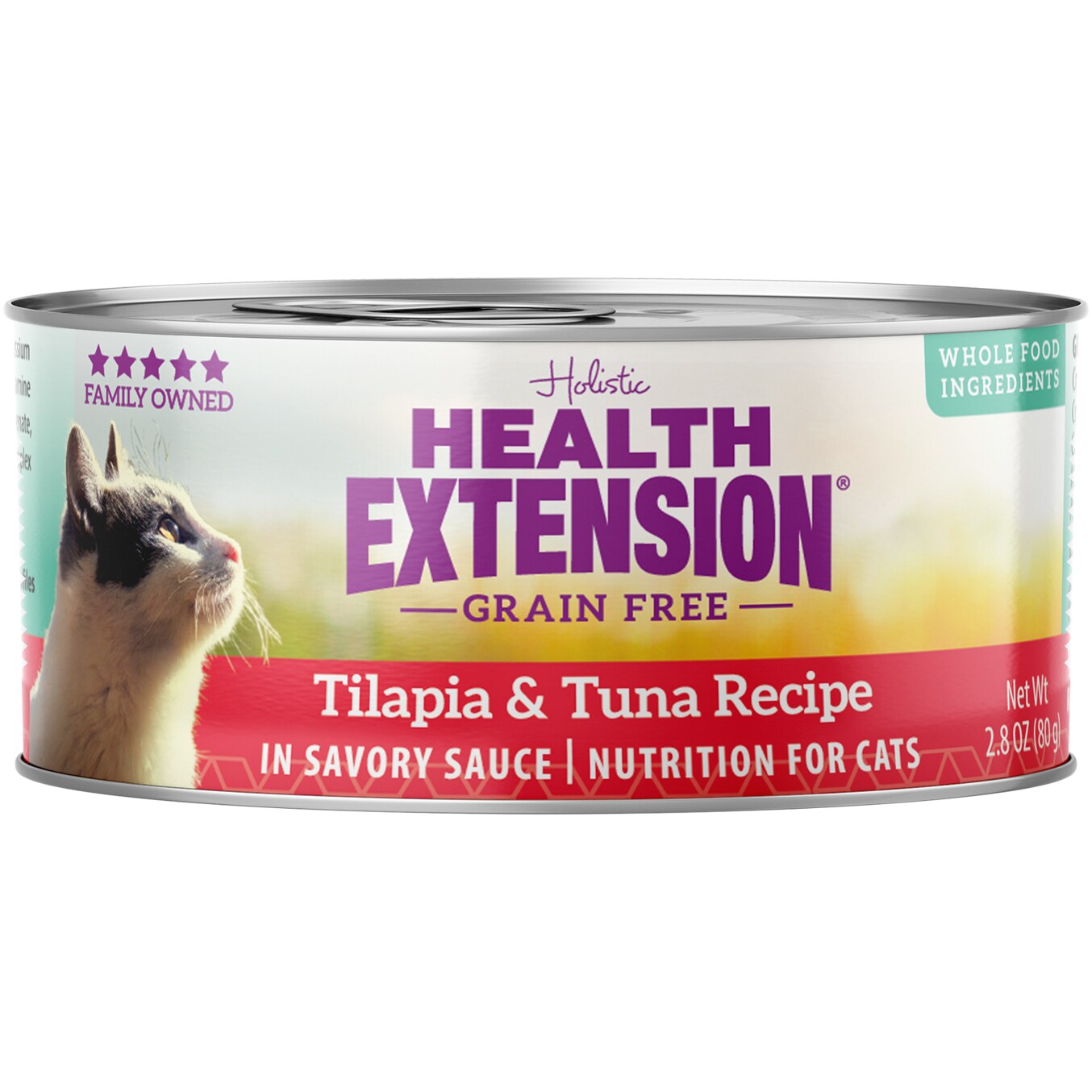 Health Extension Grain Free Wet Cat Food, Tilapia & Tuna Recipe