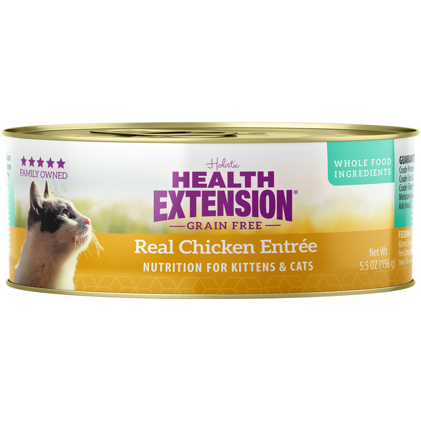 Health Extension Grain Free Wet Cat Food, Real Chicken Entrée