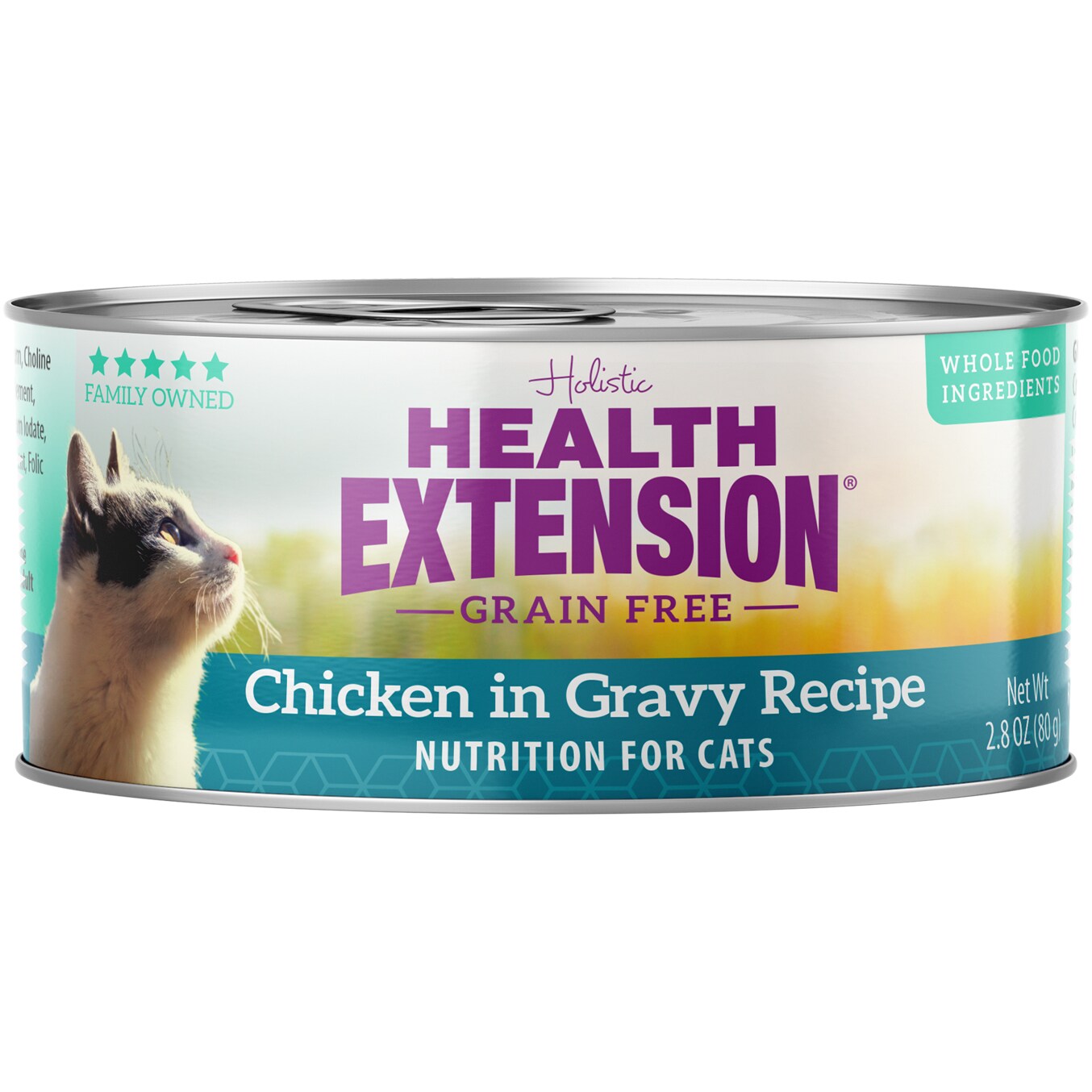 Health Extension Grain Free Wet Cat Food, Chicken in Gravy Recipe
