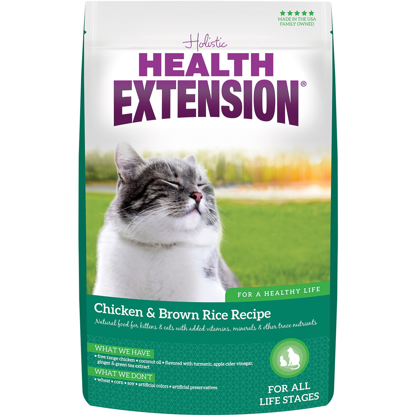 Health Extension Dry Cat Food, Chicken & Brown Rice Recipe