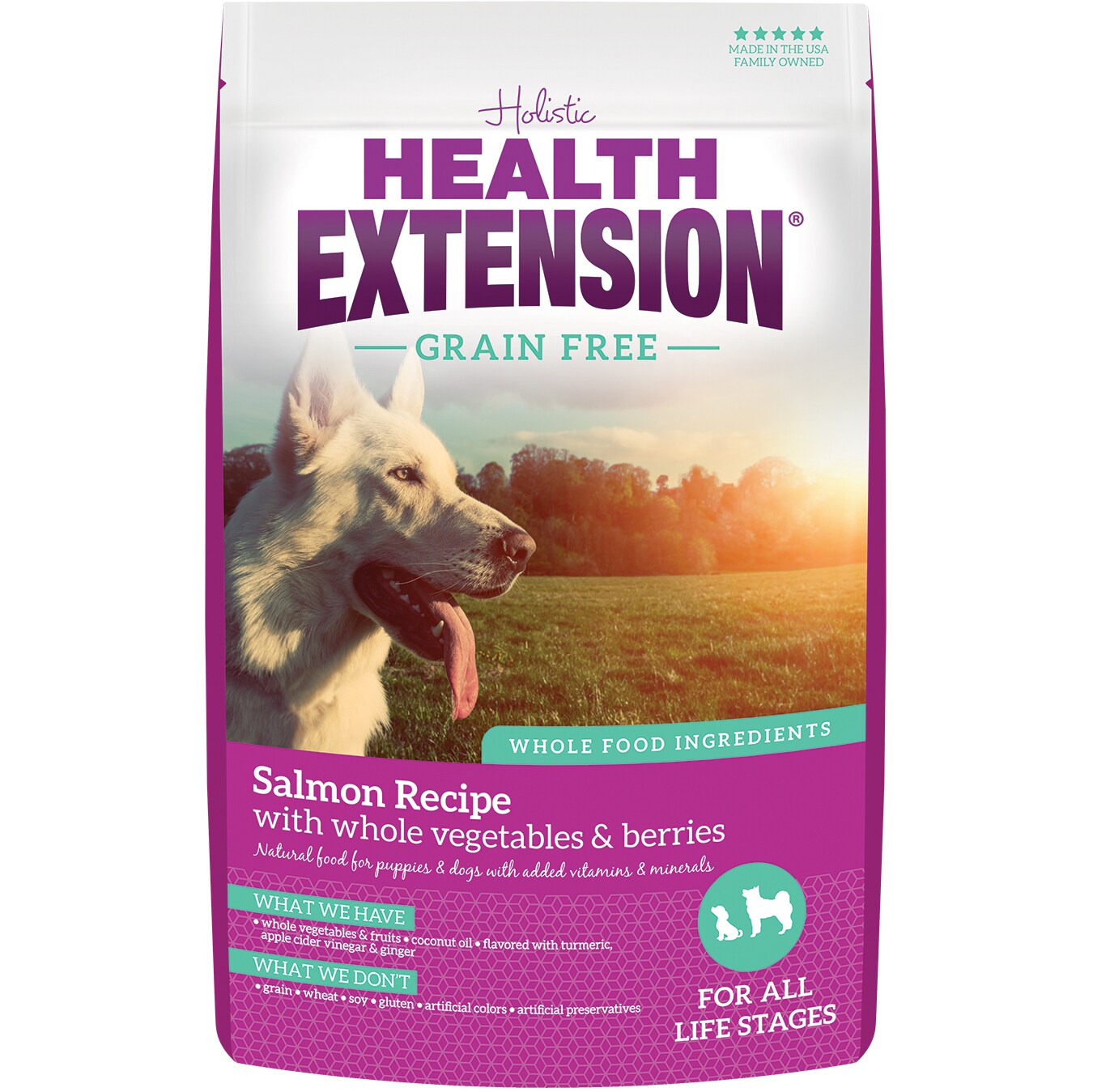 Health Extension Grain Free Dry Dog Food, Salmon Recipe