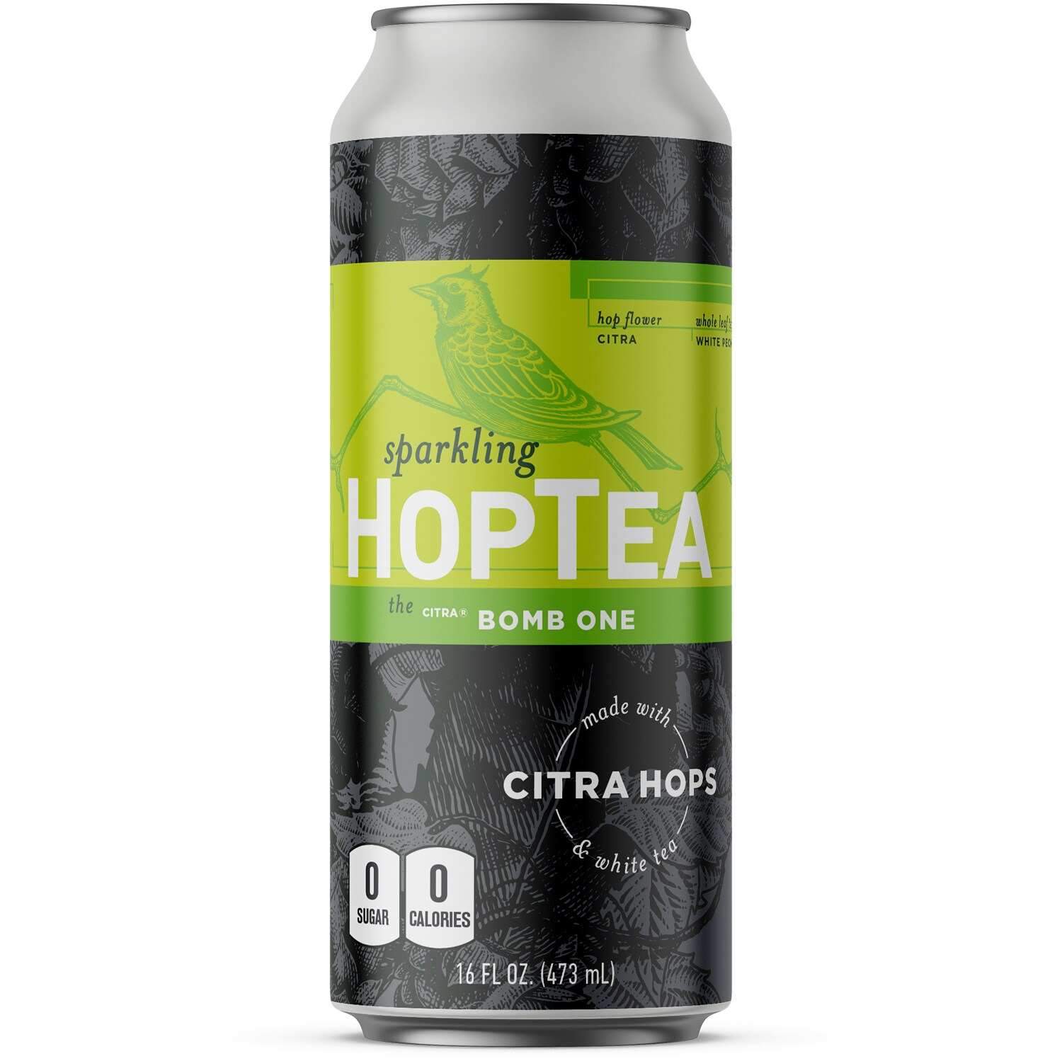 Hoplark Sparkling HopTea, The Citra Bomb One, Can