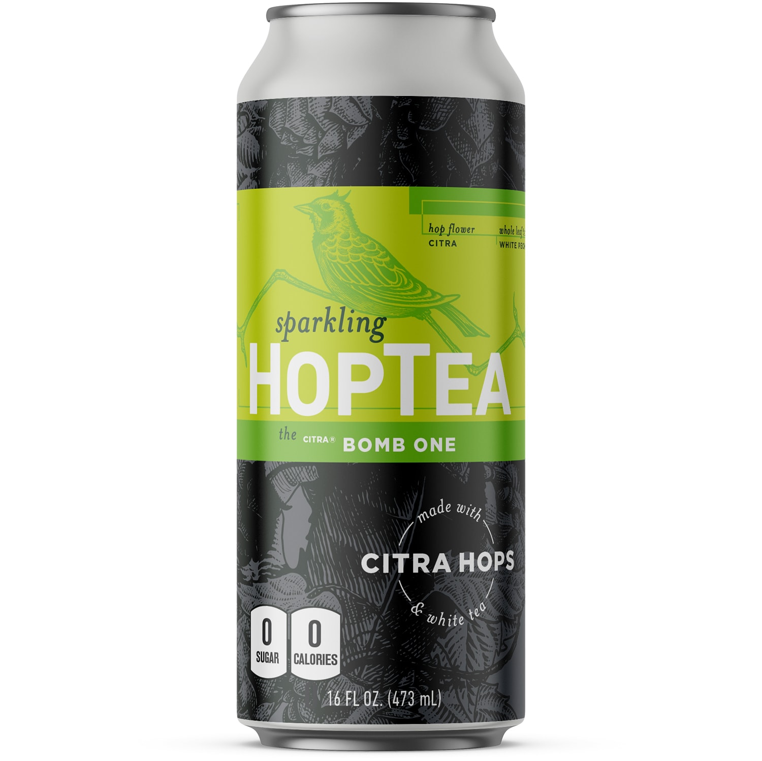 Hoplark Sparkling HopTea, The Citra Bomb One, Can