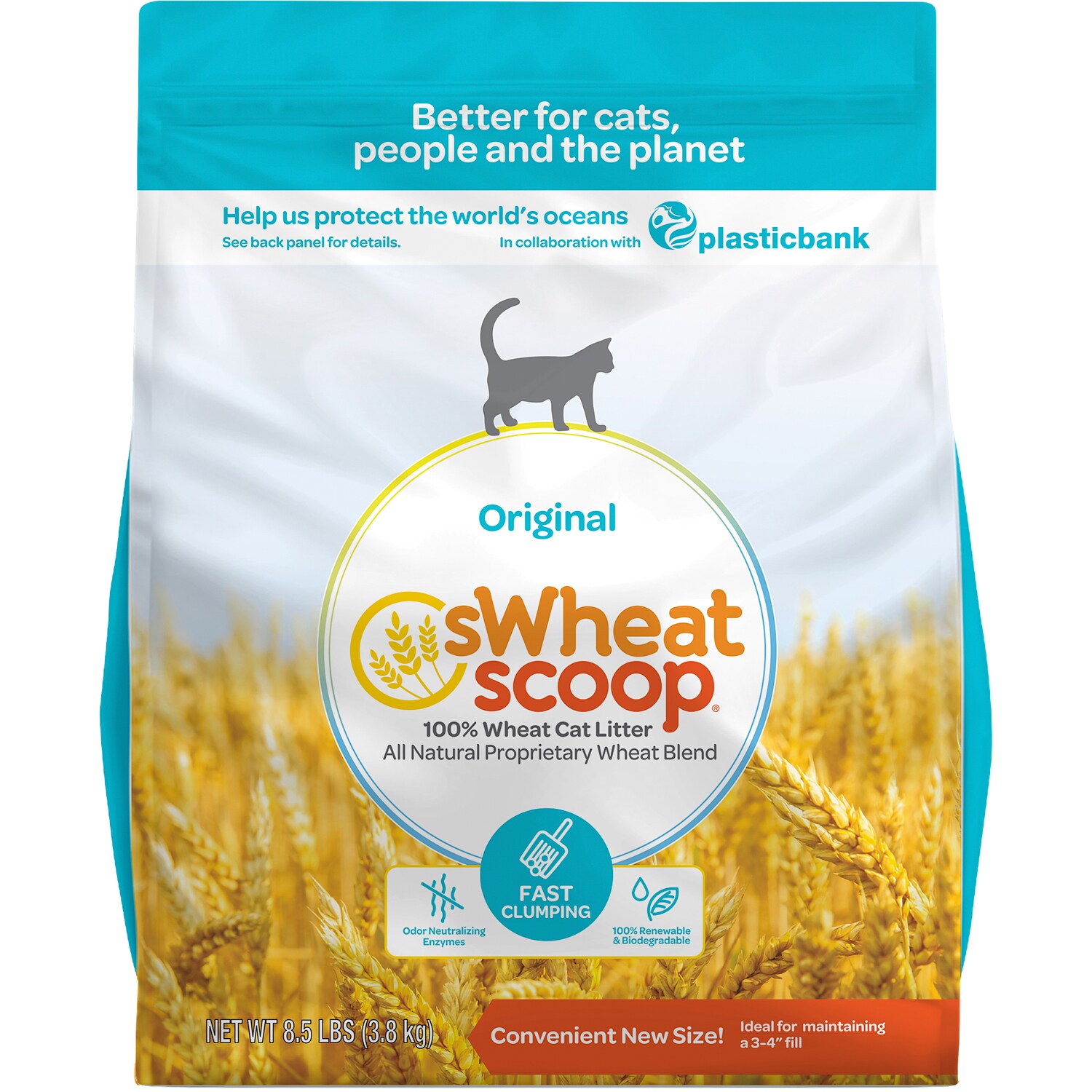 sWheat Scoop 100% Wheat Cat Litter, Original