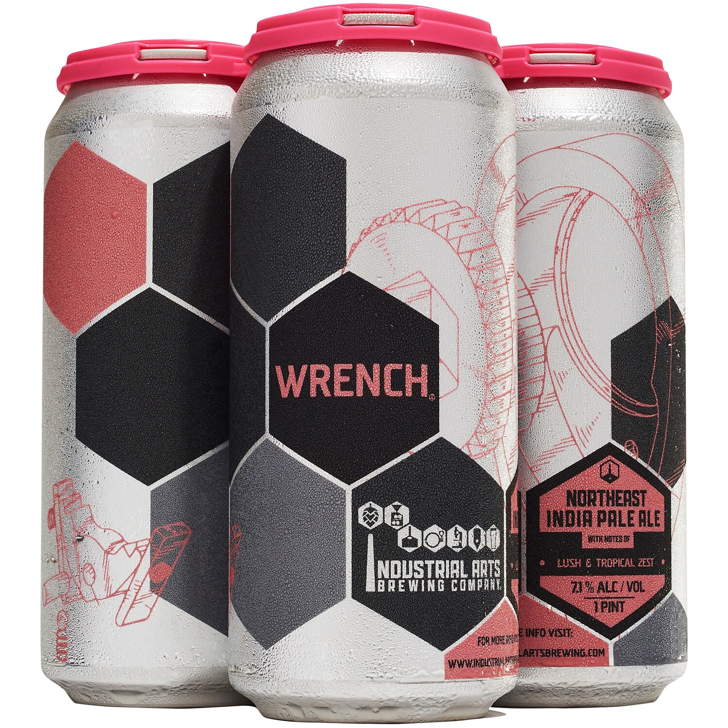 Industrial Arts Brewing Company Wrench Northeast IPA, Cans