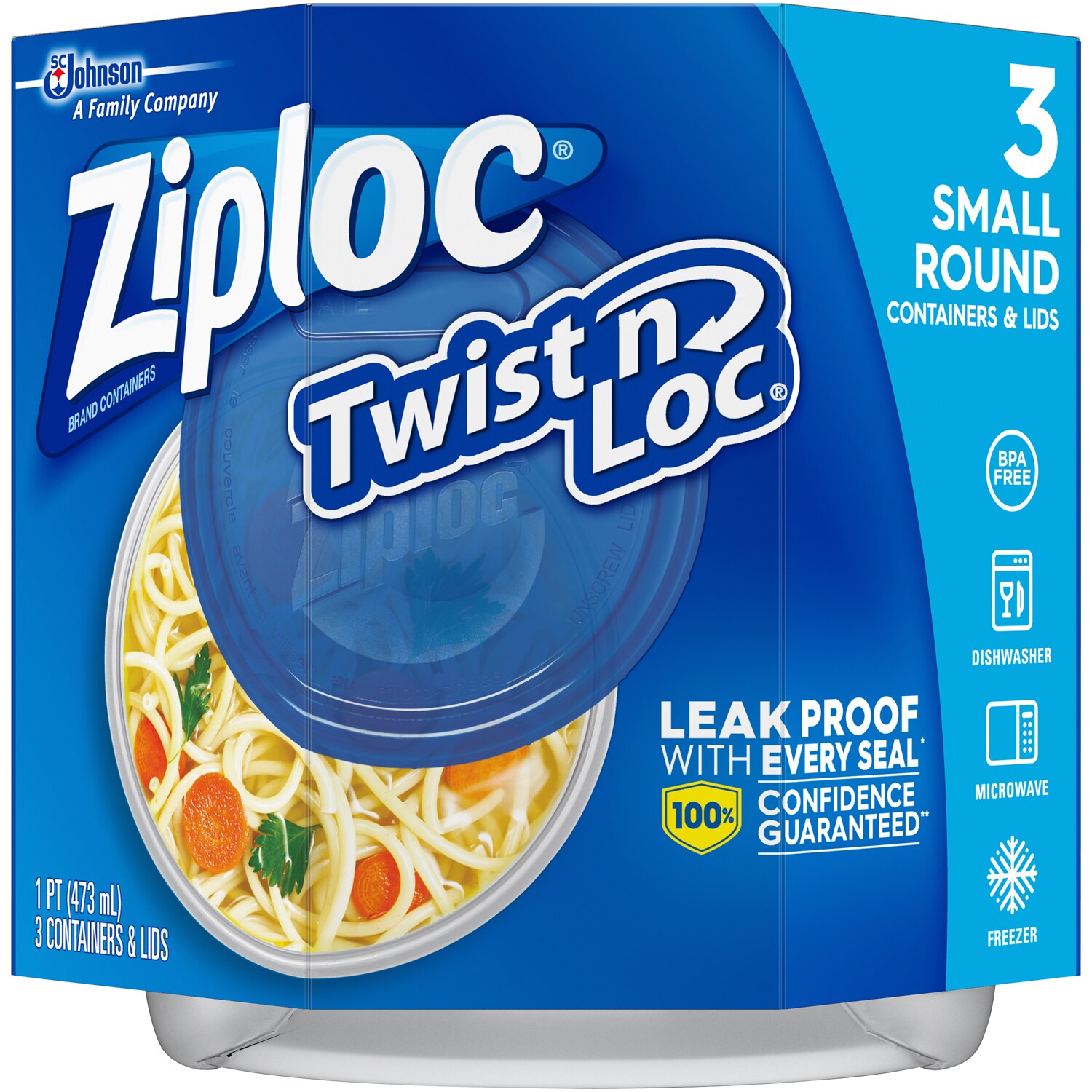 Ziploc Twist 'n Loc Small Round Containers