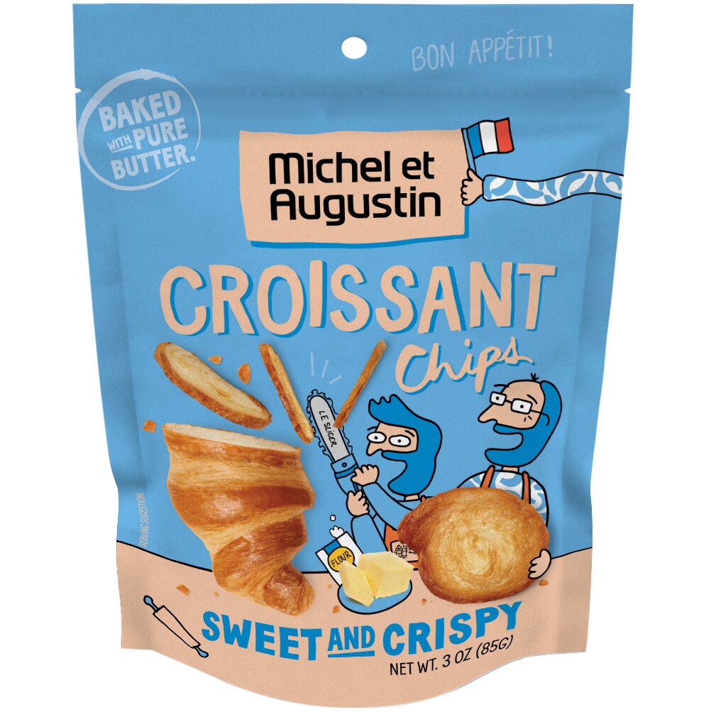 Michel et Augustin Croissant Chips, Sweet and Crispy