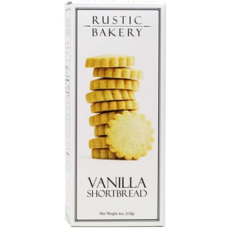 Rustic Bakery Shortbread Cookies, Vanilla