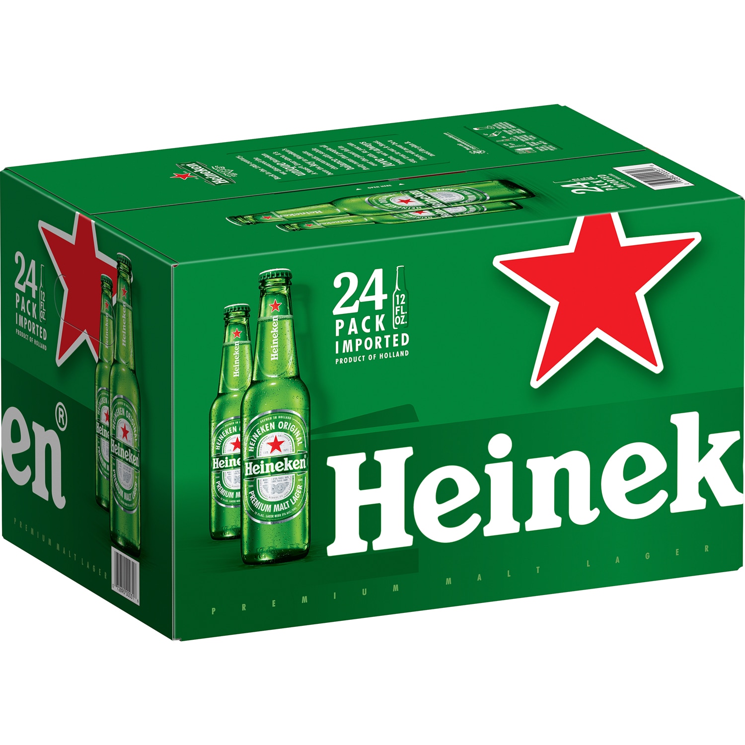 Heineken Lager, Glass Bottles