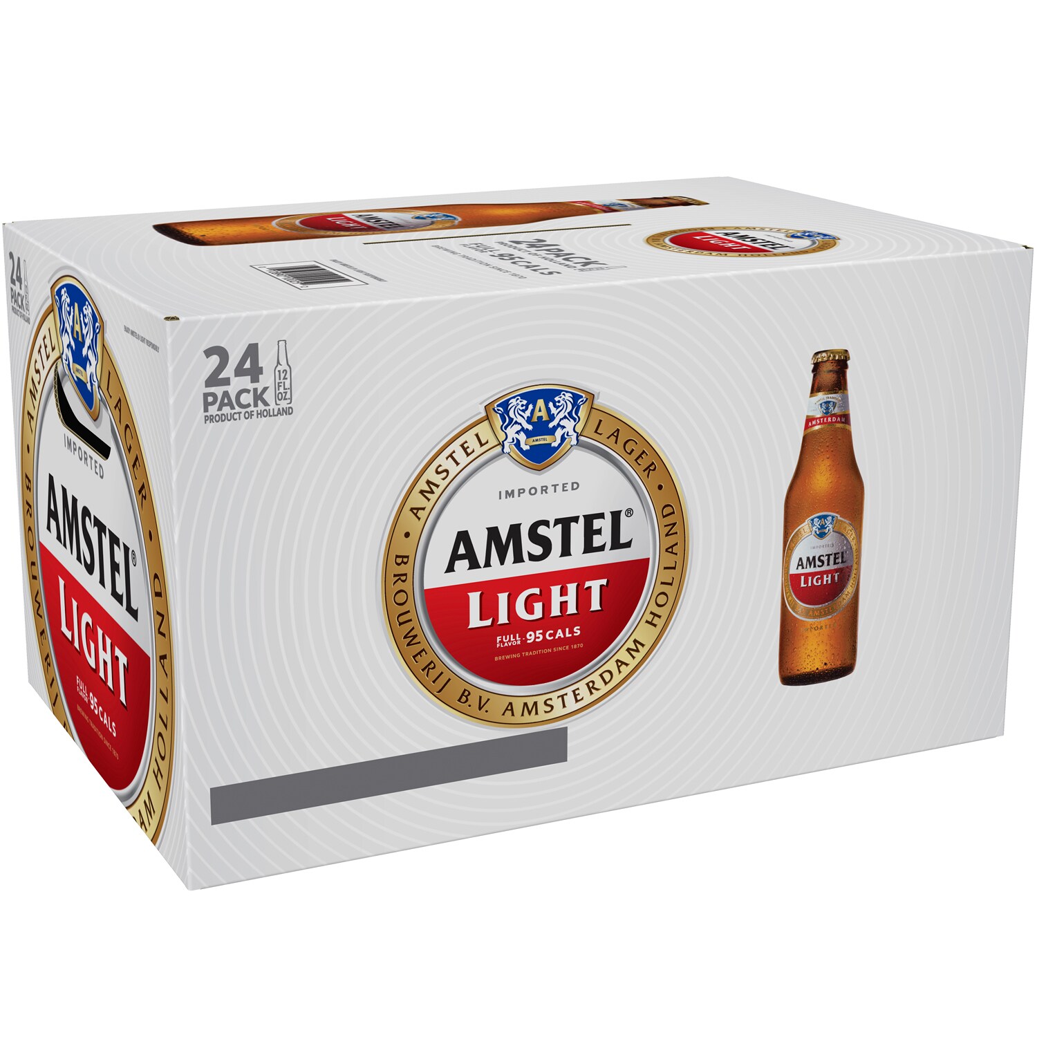 Amstel Light Lager, Glass Bottles